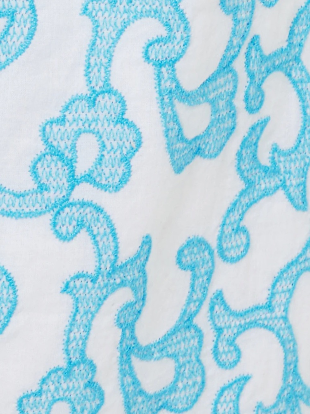LILLY PULITZER AMERIE EMBROIDERED COTTON DRESS LUNAR BLUE FLAMINGLE EMBROIDERED - Picture 8 of 8